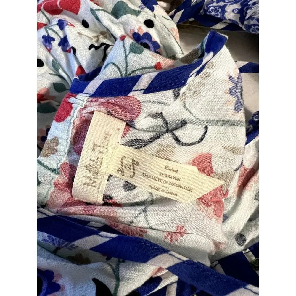 Matilda Jane Tug Of War Romper Floral Toddler Girls Size 2 Clean smoke free home